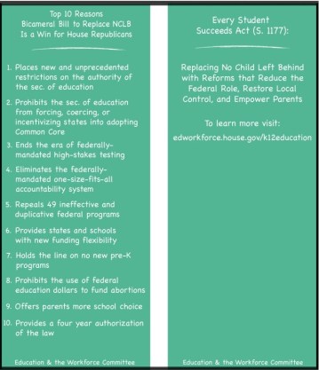 Committee talking points